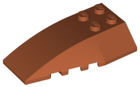 LEGO® los onderdeel Wig in kleur Donker Oranje 43712