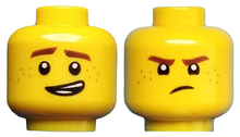 Plaatje in Gallery viewer laden, LEGO® los onderdeel Hoofd in kleur Geel 3626cpb1892