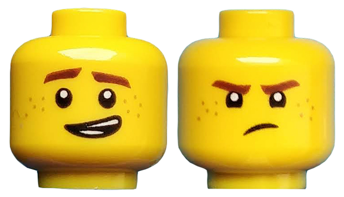 LEGO® los onderdeel Hoofd in kleur Geel 3626cpb1892