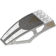 Plaatje in Gallery viewer laden, LEGO® onderdeel Voorruit met Motief Doorzichtig 45705pb026