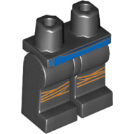 LEGO® los onderdeel Benen met Motief Zwart 970c00pb0709