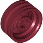 LEGO® los onderdeel Wiel in kleur Donkerrood 56904