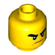 Plaatje in Gallery viewer laden, LEGO® los onderdeel Hoofd in kleur Geel 3626cpb1893