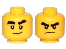 Plaatje in Gallery viewer laden, LEGO® los onderdeel Hoofd in kleur Geel 3626cpb1893