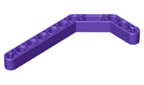LEGO® los onderdeel Technische Hefbalk Donkerpaars 32009