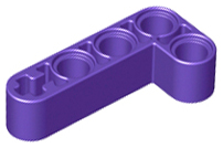 Plaatje in Gallery viewer laden, LEGO® los onderdeel Technische Hefbalk Donkerpaars 32140
