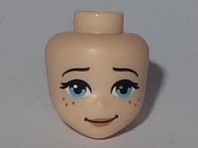 Plaatje in Gallery viewer laden, LEGO® los onderdeel Hoofd in kleur Lichte Noga 33918