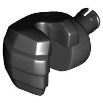 LEGO® los onderdeel Lijf Accessoire in kleur Zwart 10126