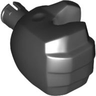LEGO® los onderdeel Lijf Accessoire in kleur Zwart 10126