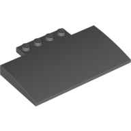 LEGO® los onderdeel Dakpan Gebogen Roodachtig Bruin 15625