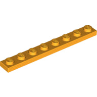 LEGO® los onderdeel Plaat Algemeen Helder Licht Oranje 3460