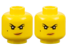 Plaatje in Gallery viewer laden, LEGO® los onderdeel Hoofd in kleur Geel 3626cpb1888