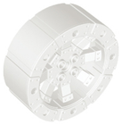 LEGO® los onderdeel Wiel in kleur Wit 55817
