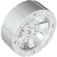 LEGO® los onderdeel Wiel in kleur Wit 55817