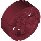 LEGO® los onderdeel Wiel in kleur Donkerrood 55817