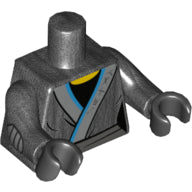 Plaatje in Gallery viewer laden, LEGO® Lijf met Motief Parel Donkergrijs 973pb2804c01