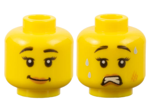 LEGO® los onderdeel Hoofd in kleur Geel 3626cpb1842
