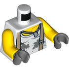 LEGO® los onderdeel Lijf met Motief Wit 973pb2754c01