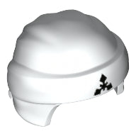 LEGO® los onderdeel Hoofddeksels in kleur Wit 24496pb02