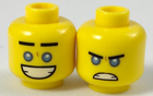 LEGO® los onderdeel Hoofd in kleur Geel 3626cpb1894