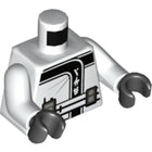 LEGO® los onderdeel Lijf met Motief Wit 973pb2806c01