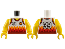 Plaatje in Gallery viewer laden, LEGO® los onderdeel Lijf met Motief Wit 973pb2736c01