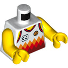 LEGO® los onderdeel Lijf met Motief Wit 973pb2736c01