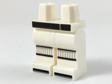 Plaatje in Gallery viewer laden, LEGO® los onderdeel Benen met Motief Wit 970c00pb0710