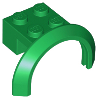 Plaatje in Gallery viewer laden, LEGO® los onderdeel Spatbord in kleur Groen 50745