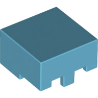 LEGO® los onderdeel Hoofddeksels Medium Azuurblauw 19730