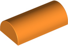LEGO® los onderdeel Dakpan Gebogen in kleur Oranje 6192