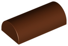 LEGO® los onderdeel Dakpan Gebogen Roodachtig Bruin 6192
