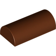 LEGO® los onderdeel Dakpan Gebogen Roodachtig Bruin 6192