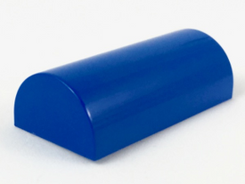 LEGO® los onderdeel Dakpan Gebogen in kleur Blauw 6192u