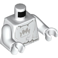 LEGO® los onderdeel Lijf met Motief Wit 973pb2871c01
