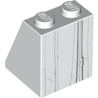 LEGO® los onderdeel Dakpan met Motief Wit 3678bpb105