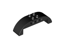 Plaatje in Gallery viewer laden, LEGO® los onderdeel Dakpan Gebogen in kleur Zwart 11290