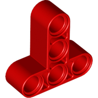 Plaatje in Gallery viewer laden, LEGO® los onderdeel Technische Hefbalk in kleur Rood 60484