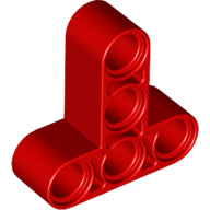 Plaatje in Gallery viewer laden, LEGO® los onderdeel Technische Hefbalk in kleur Rood 60484