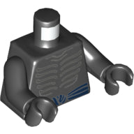 LEGO® los onderdeel Lijf met Motief Zwart 973pb2844c01