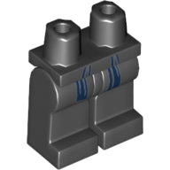 Plaatje in Gallery viewer laden, LEGO® los onderdeel Benen met Motief Zwart 970c00pb0693