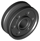 LEGO® los onderdeel Wiel in kleur Zwart 13971