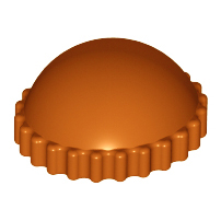 LEGO® los onderdeel Hoofddeksels Donker Oranje 41334