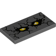 LEGO® Tegel met Motief Donker Blauwachtig Grijs 87079pb0459