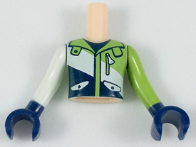 LEGO® los onderdeel Romp in kleur Lichte Noga FTBpb032c01