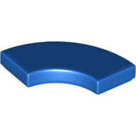 Plaatje in Gallery viewer laden, LEGO® los onderdeel Tegel Rond in kleur Blauw 27925