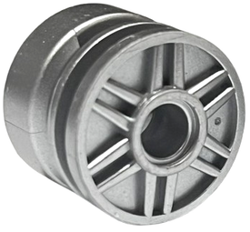 LEGO® los onderdeel Wiel in kleur Metallisch Zilver 55981