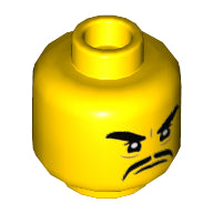Plaatje in Gallery viewer laden, LEGO® los onderdeel Hoofd in kleur Geel 3626cpb1906