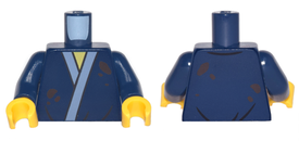 LEGO® los onderdeel Lijf met Motief Donkerblauw 973pb2822c01