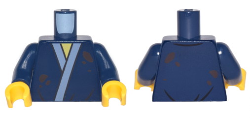 LEGO® los onderdeel Lijf met Motief Donkerblauw 973pb2822c01